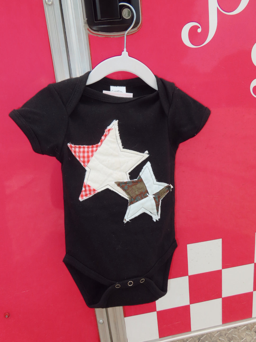 Star Patchwork Onesie