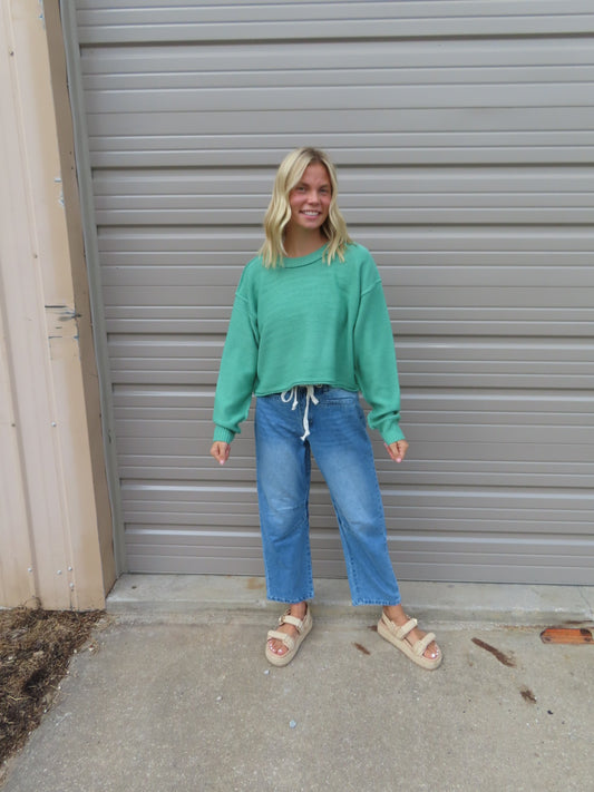 Atlantis Teal Sweater