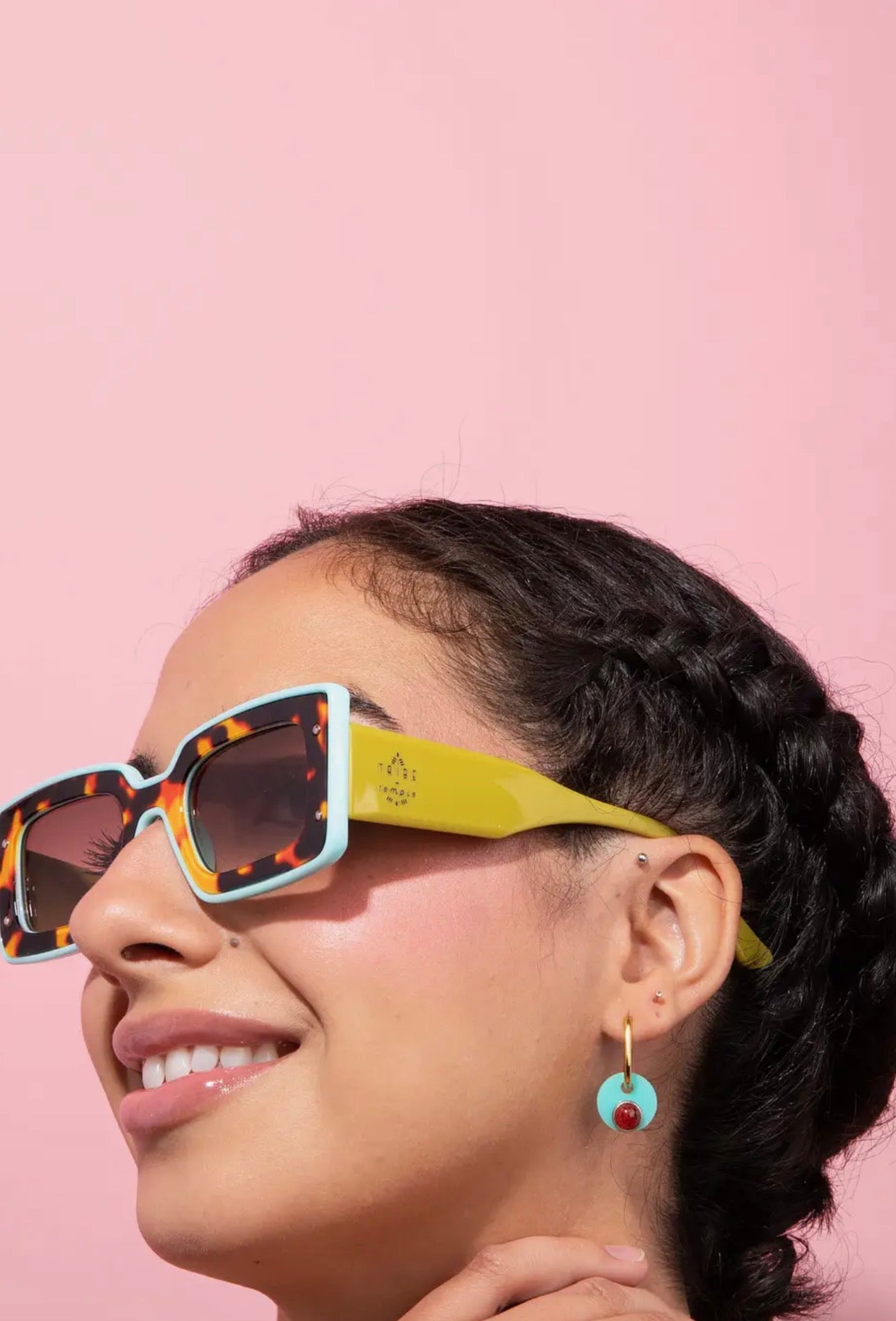 Deco Sunglasses Green + Blue