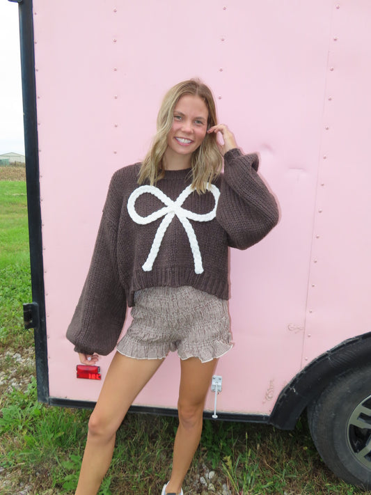 Reece Chunky Bow Sweater