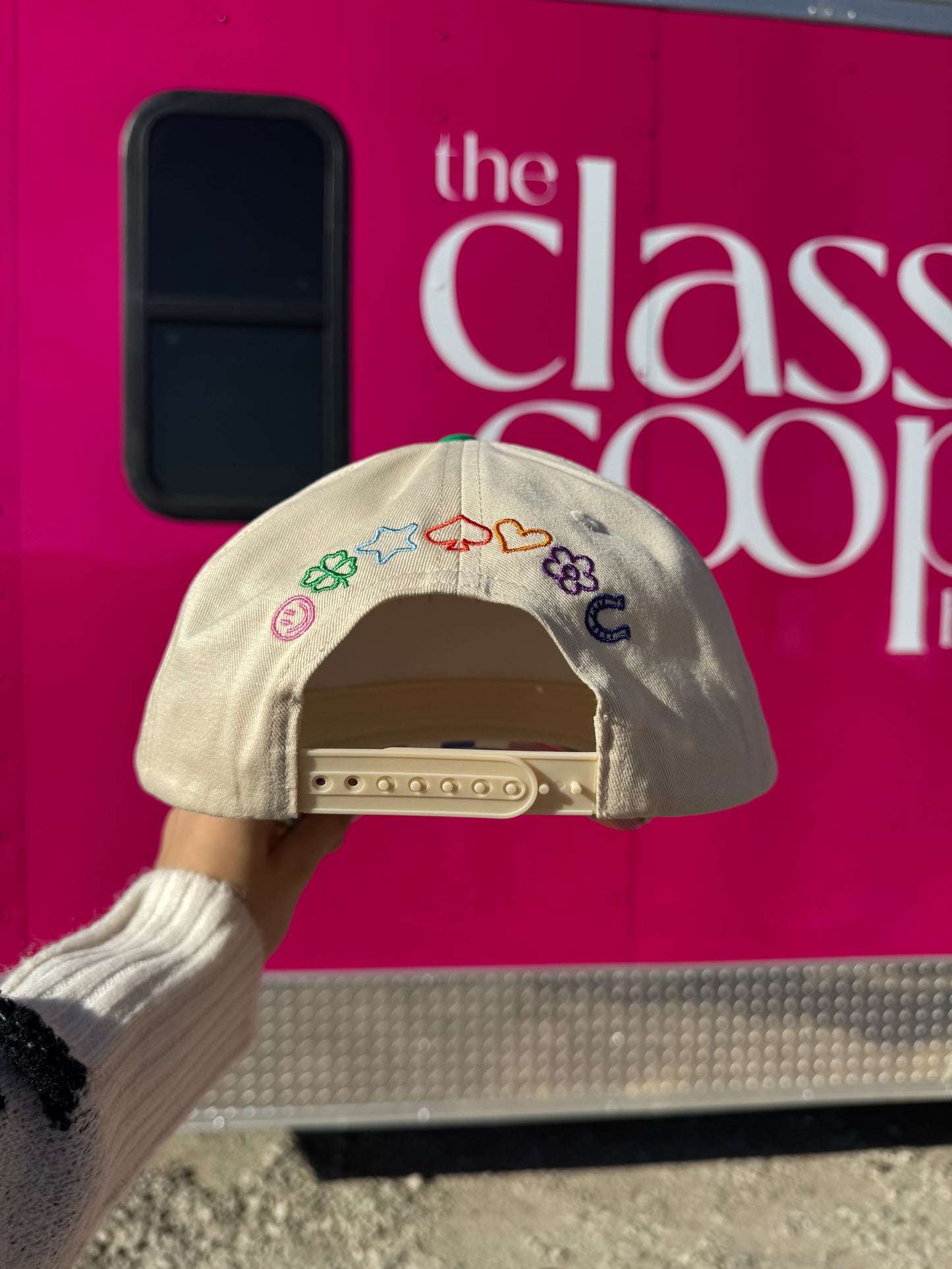 Good Things Are Coming Puff Embroidered Trucker Hat