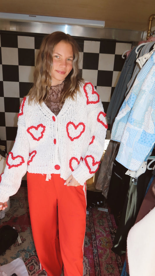 Dani Heart on my Sleeve Cardigan Sweater
