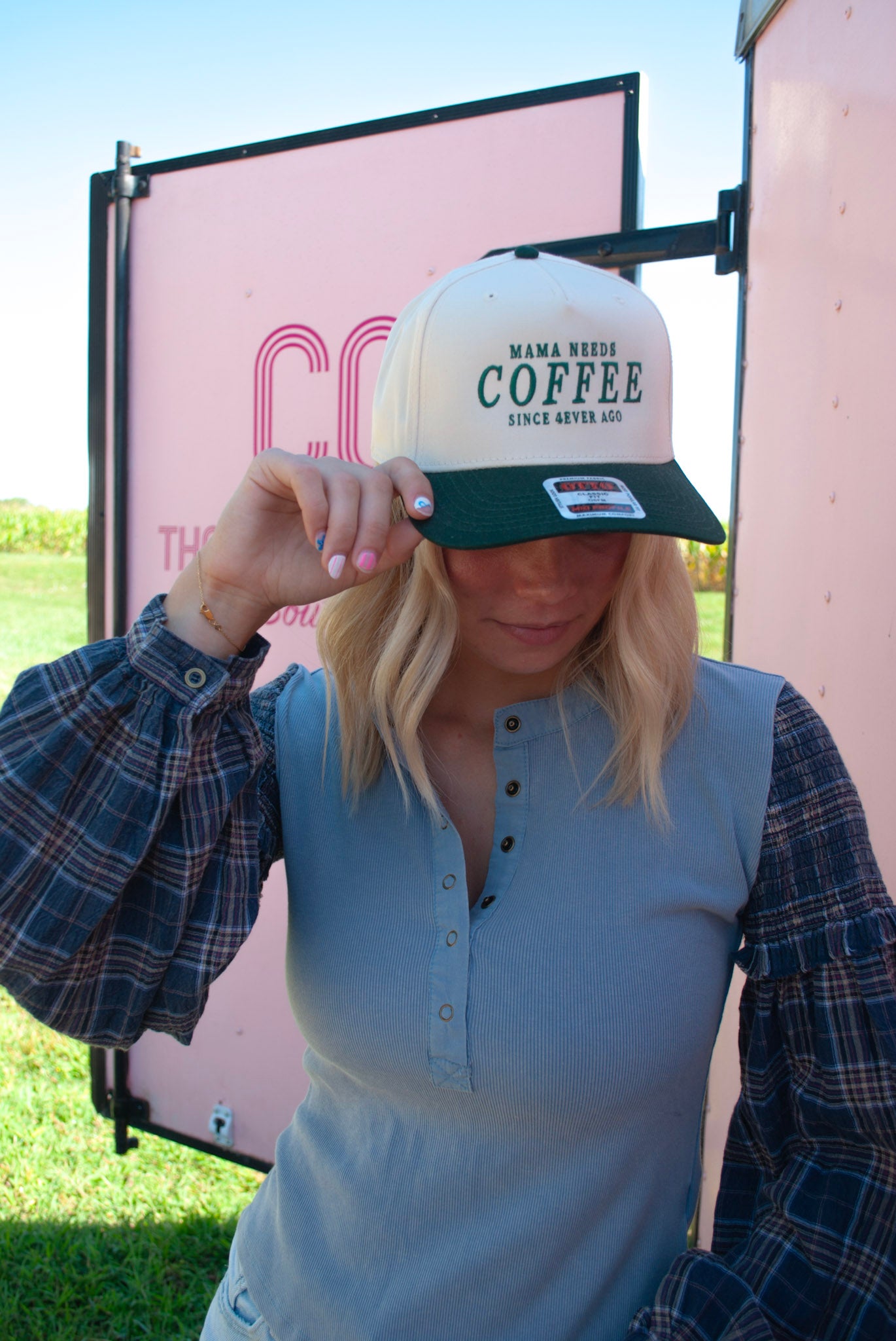 Mama NEEDS a Coffee Trucker Hat