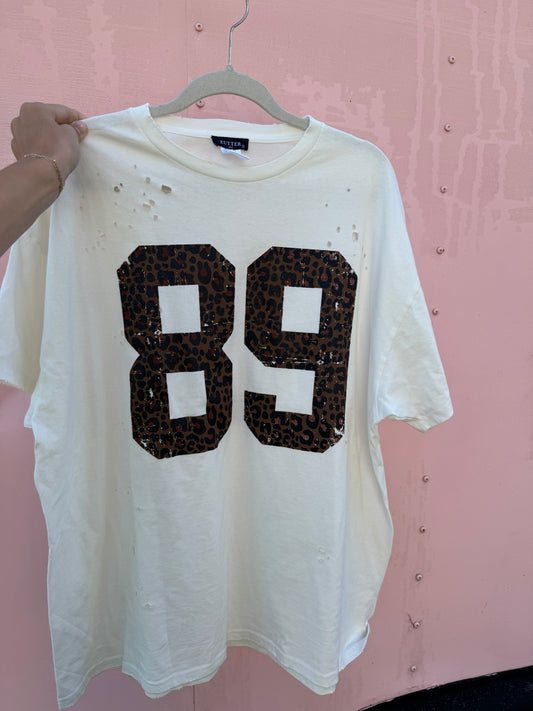 89 Leopard Vintage Graphic Tee