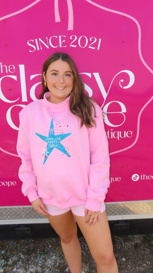 Long Live Pretty Girls Mockneck