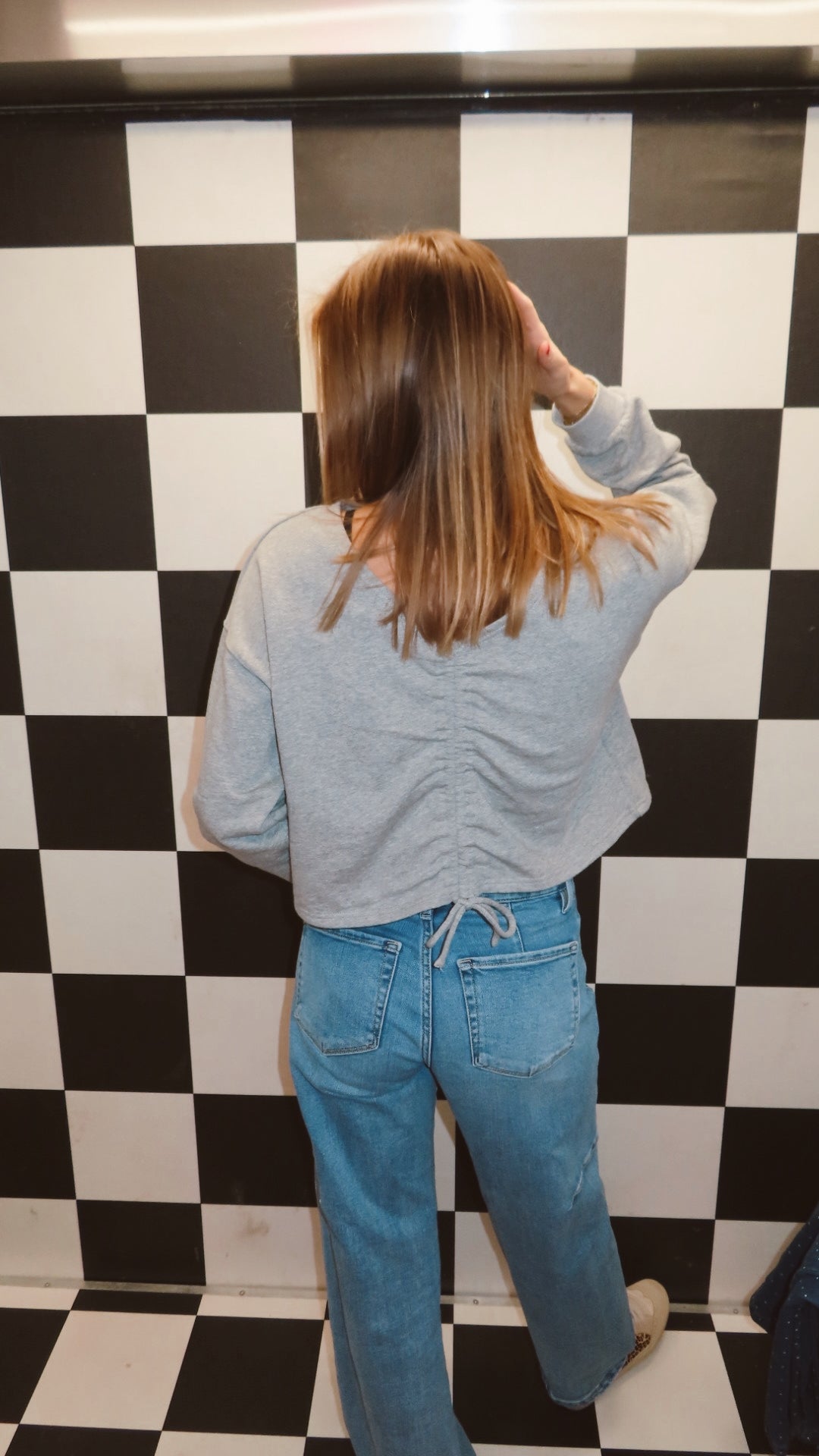 REVERSIBLE Relaxed Crop Knit Top