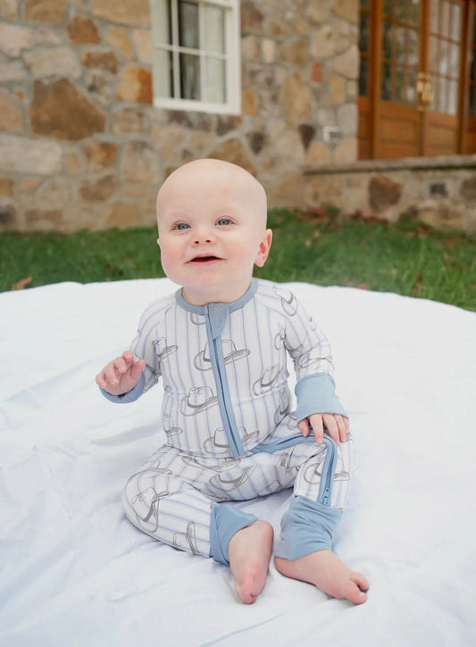 Western Blues CowBOY Hat Bamboo Sleeper
