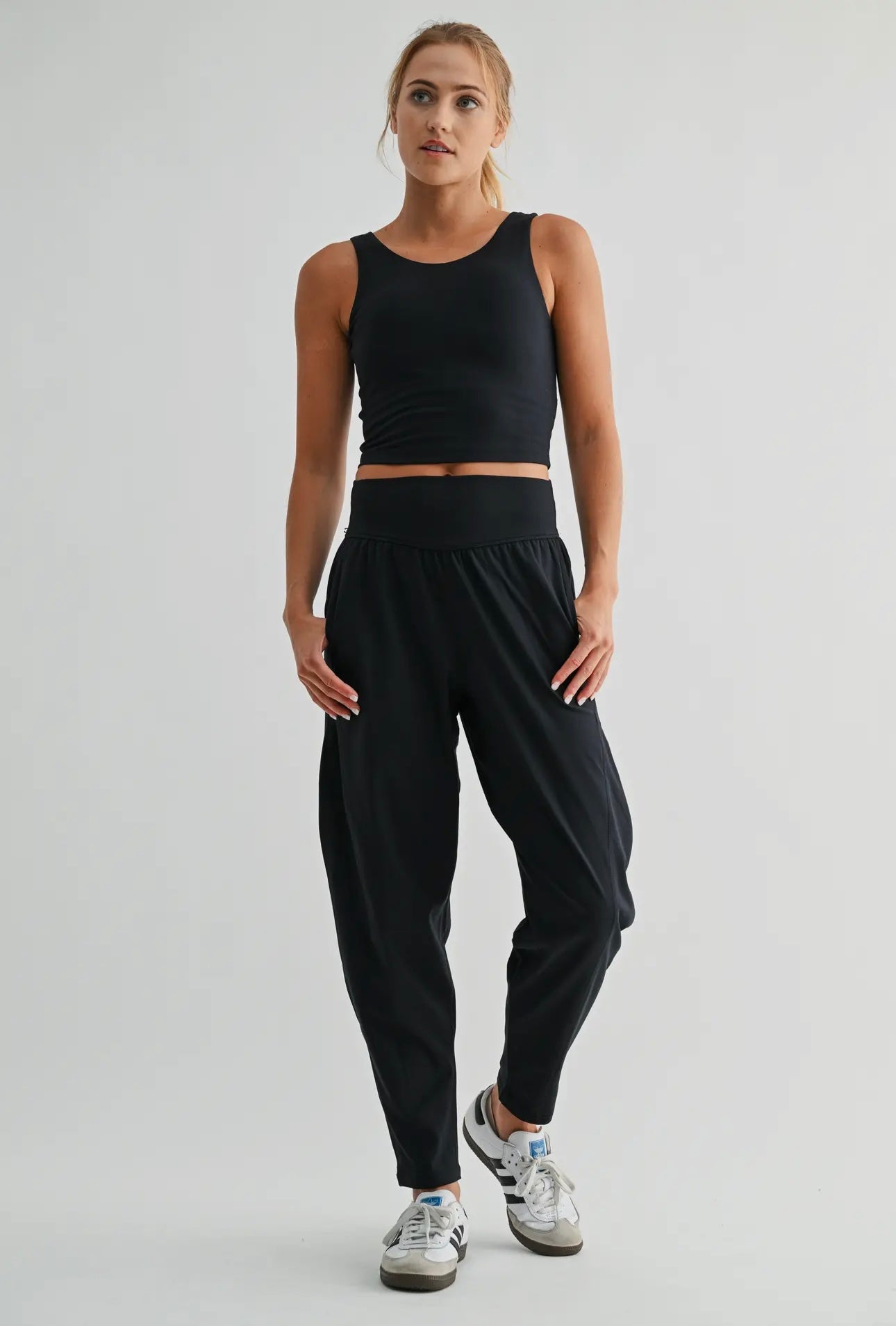 FlowBarrel Active Pants-Black
