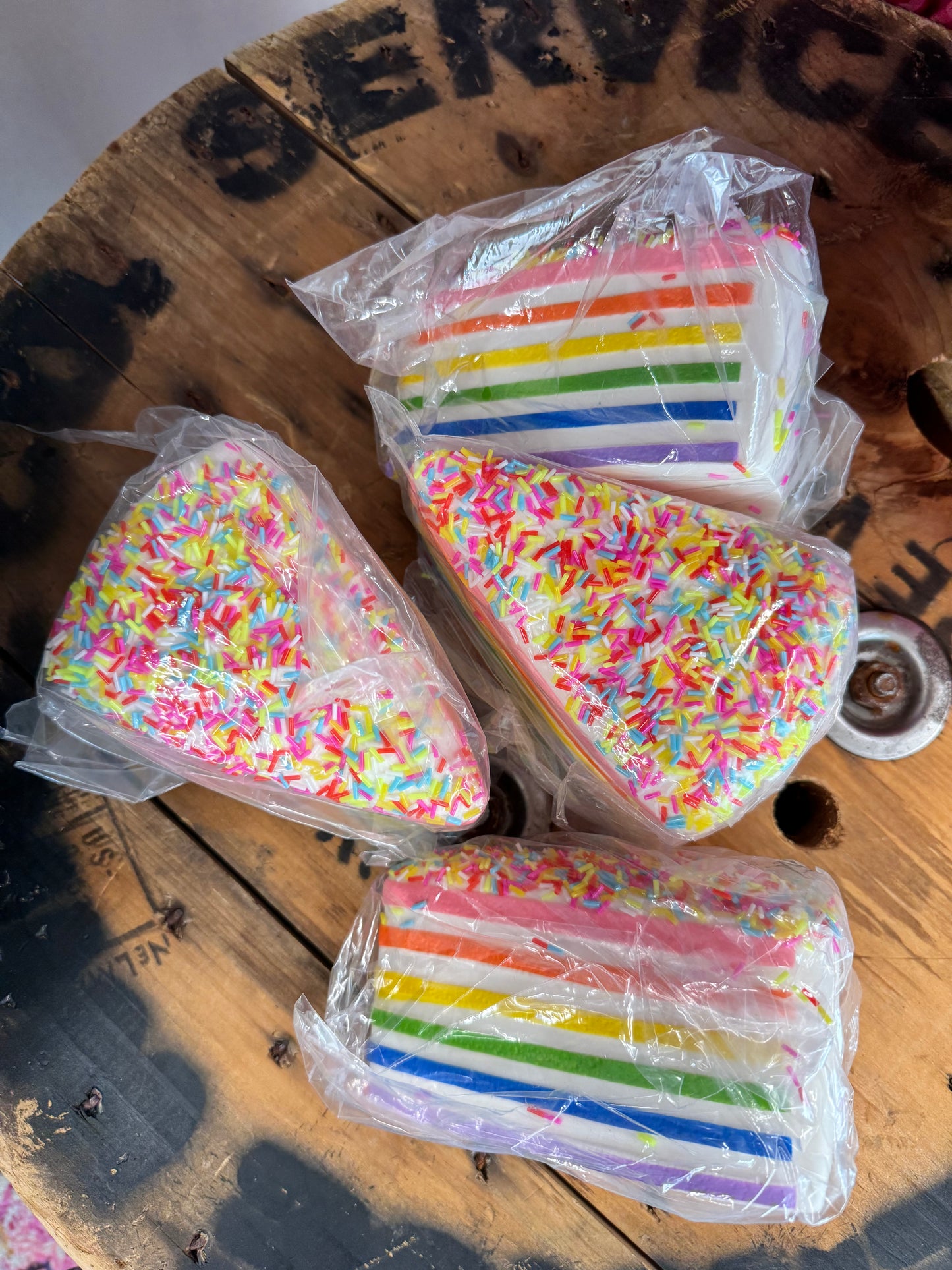 Rainbow Cake Squishy-Slow Rising