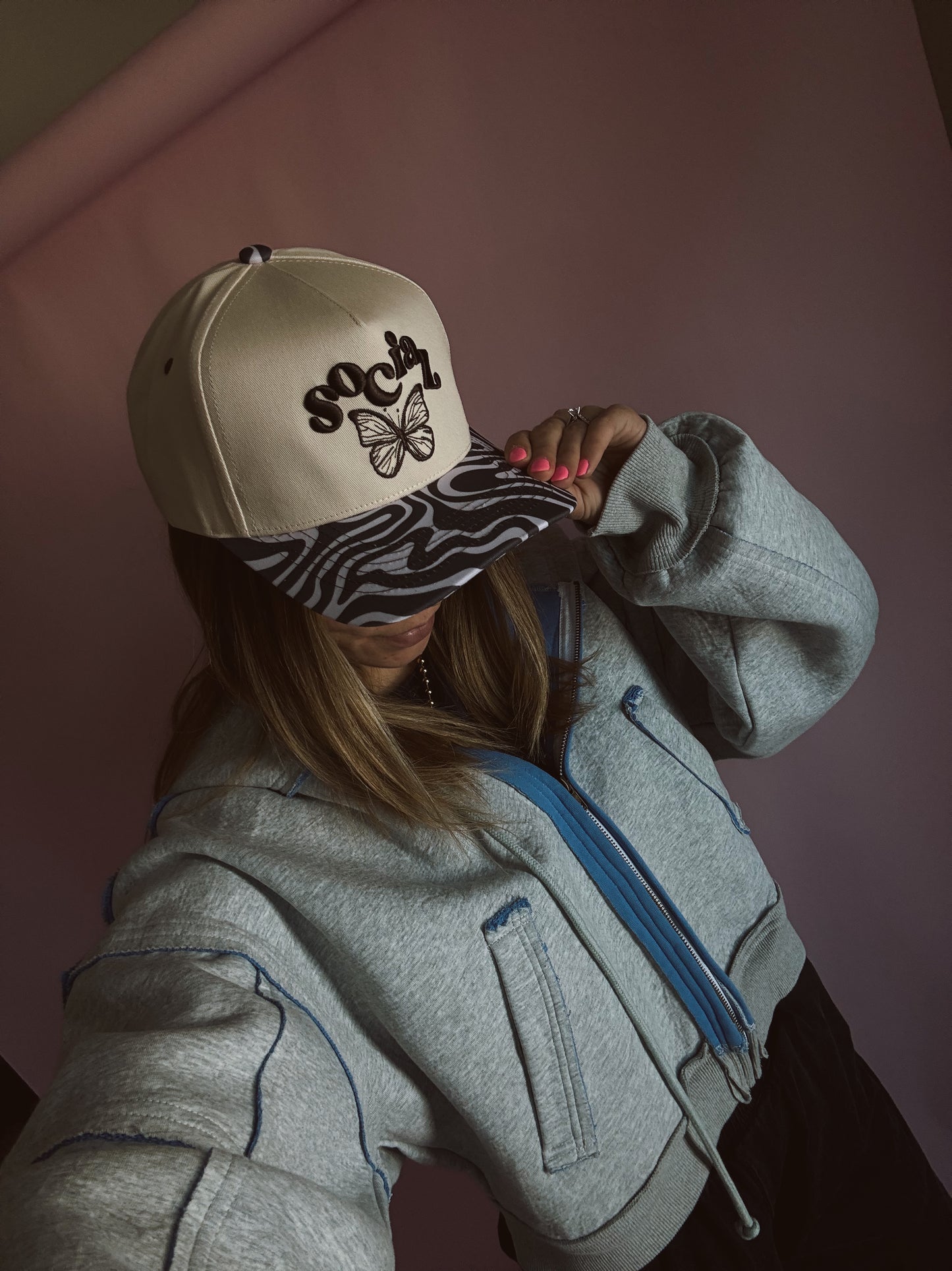 Social Butterfly Trucker Hat