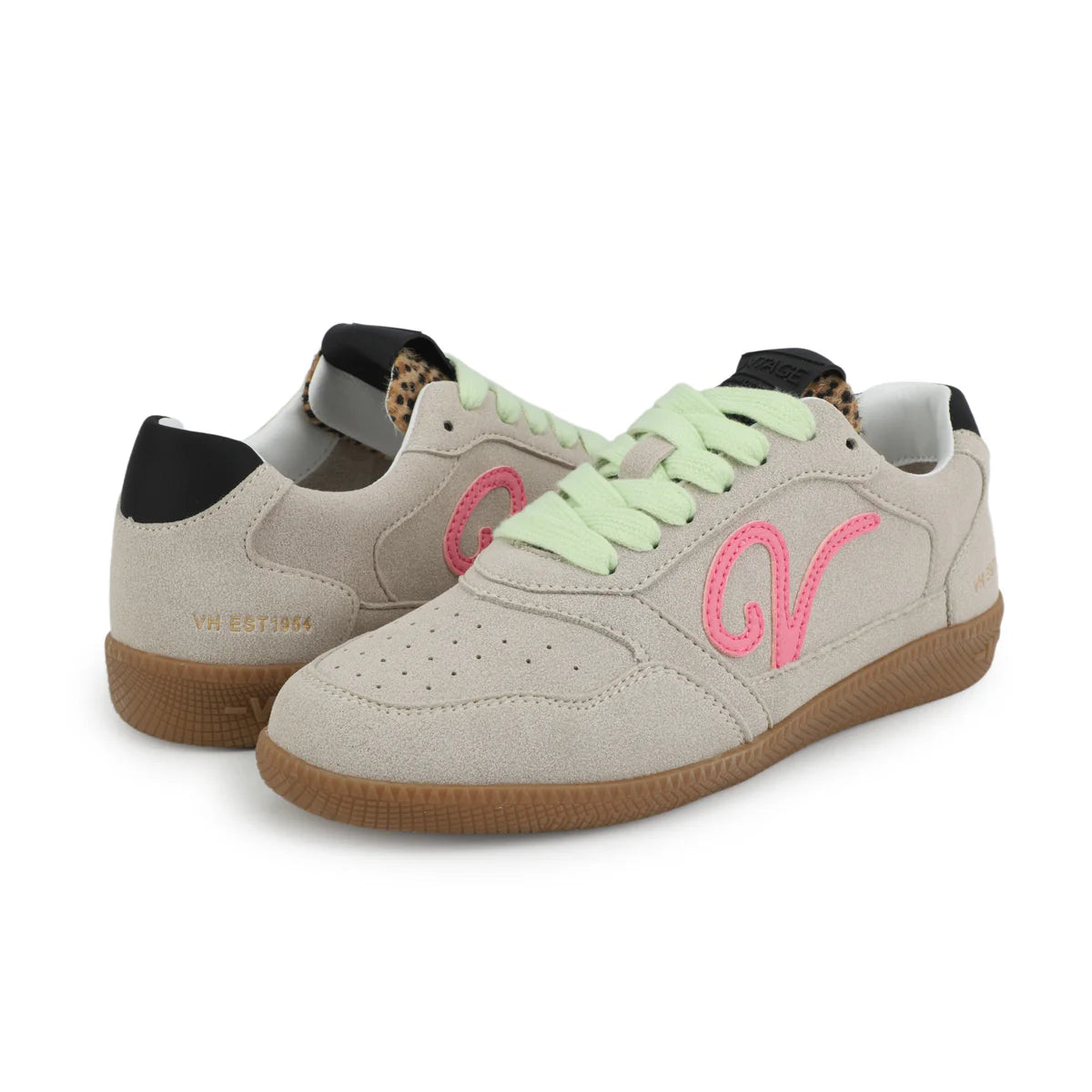 WHIZ - TAUPE LEOPARD SNEAKERS