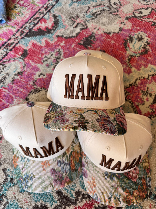 MAMA PUFF TRUCKER HAT - TAPESTRY