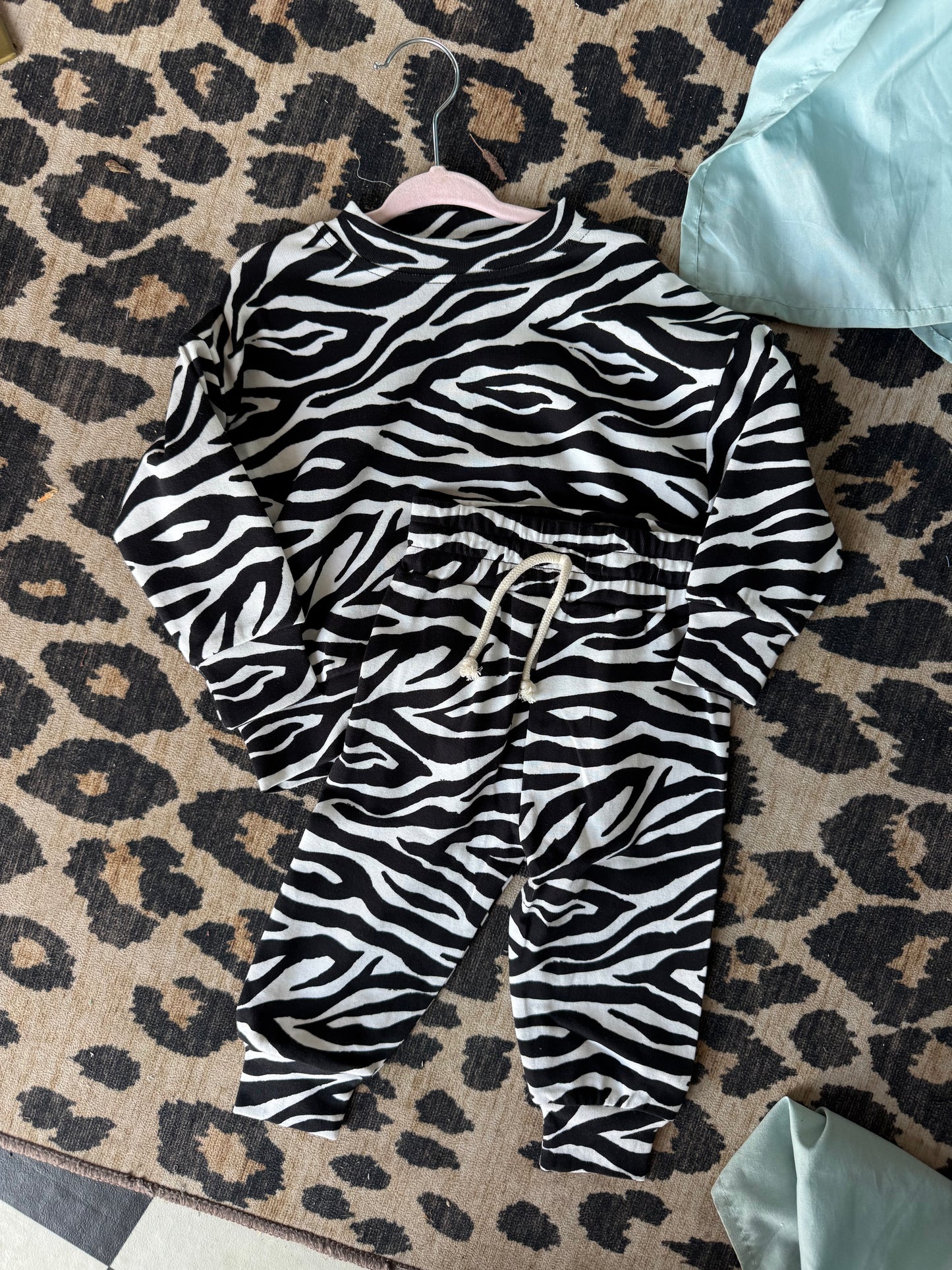 Zebra Jogger Set-Youth