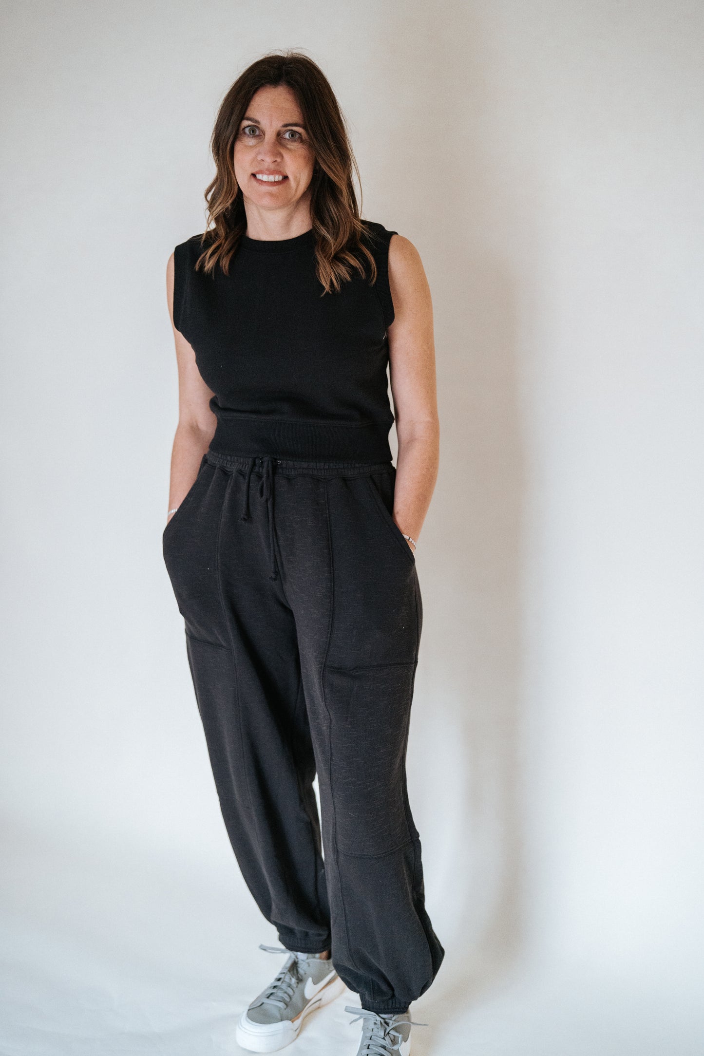 Comfy Drawstring Waist Sweatpants