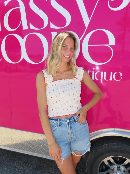 Cherry Sweet Treat Tank Top