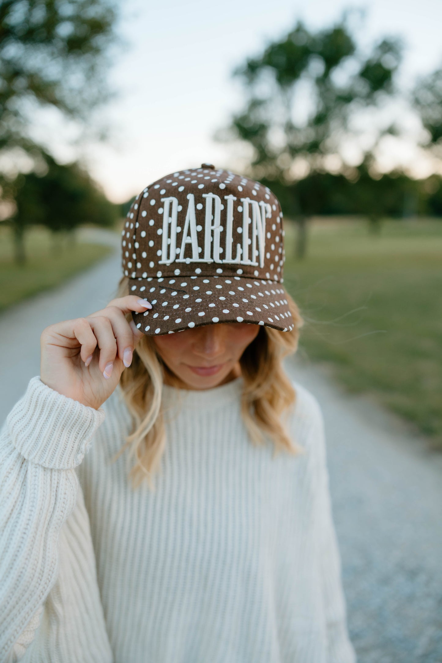 Darling Polka Dot Trucker Hat