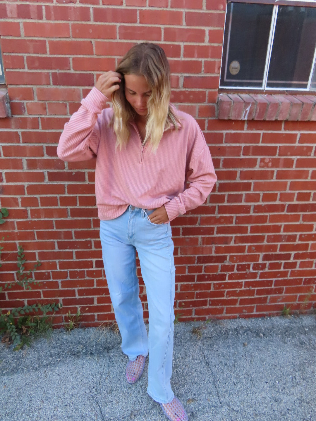 Super High Rise Long Barrel Jeans