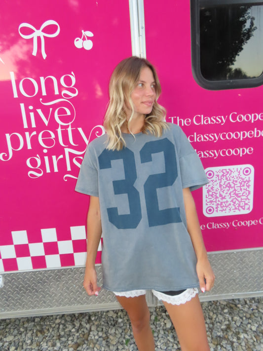 Team Classy Coope Graphic Tee-Navy