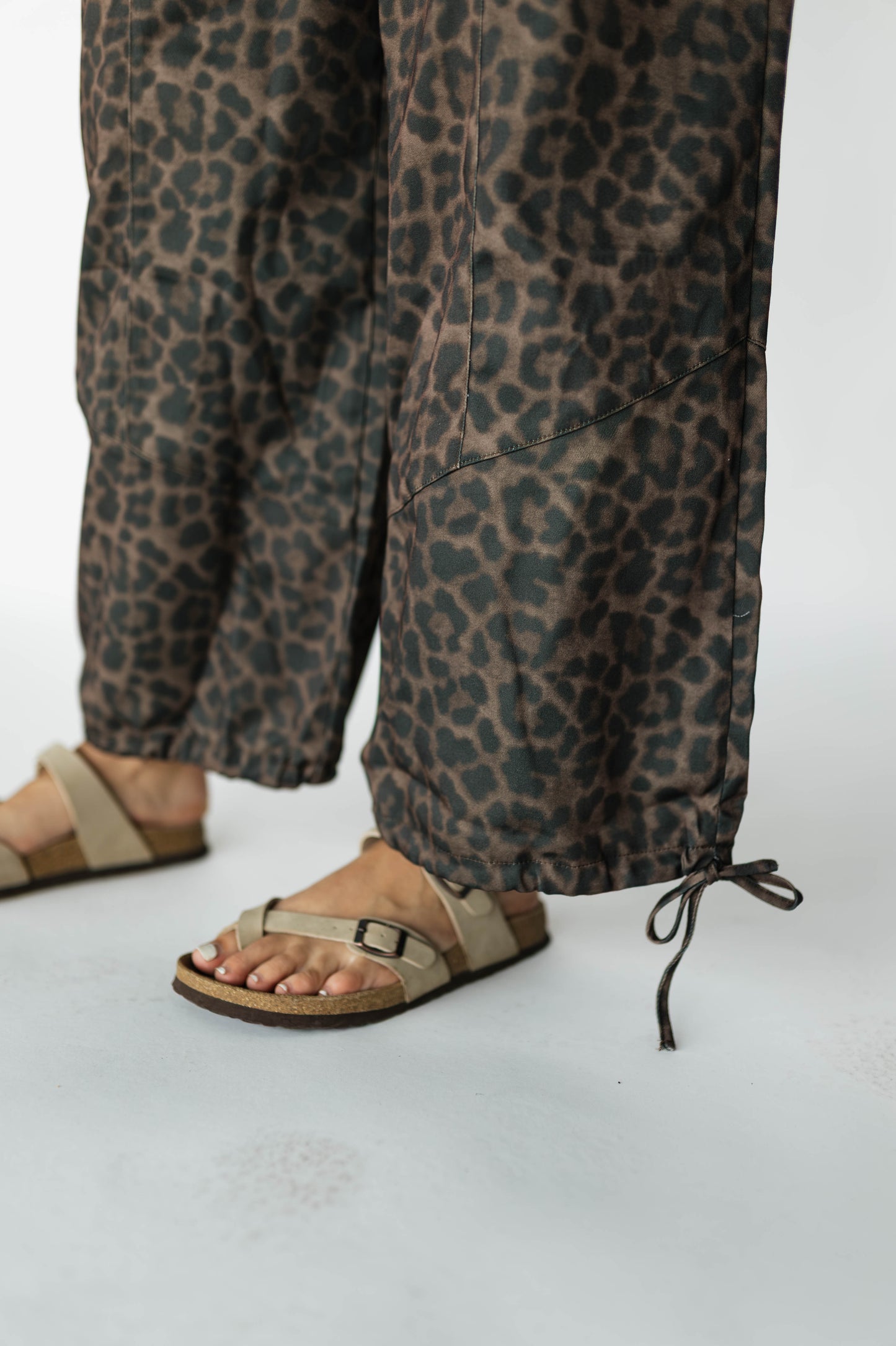 Leopard Print Balloon Style Pants