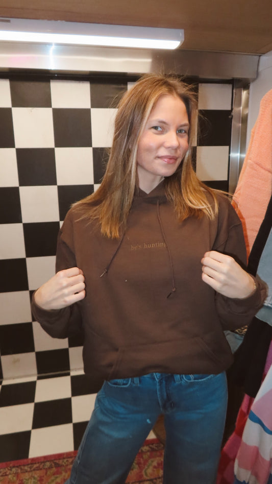 He’s Hunting Sweatshirt