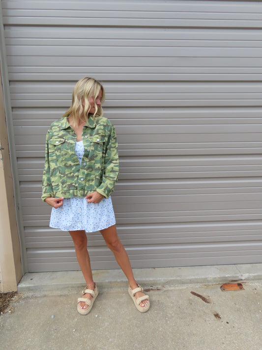 Camo Jean Jacket