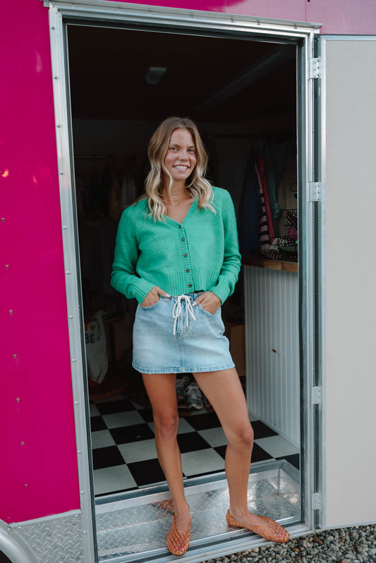 Emerald Cozy Cardigan