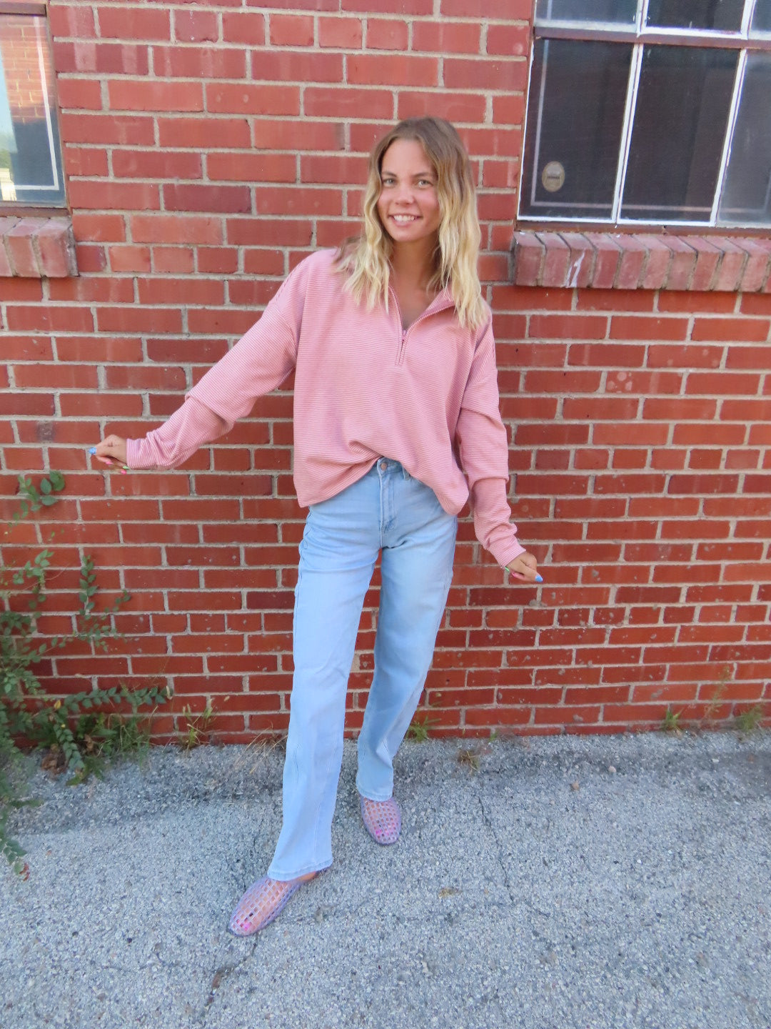 Super High Rise Long Barrel Jeans