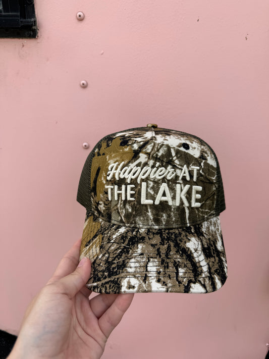 Happier at the Lake Trucker Hat