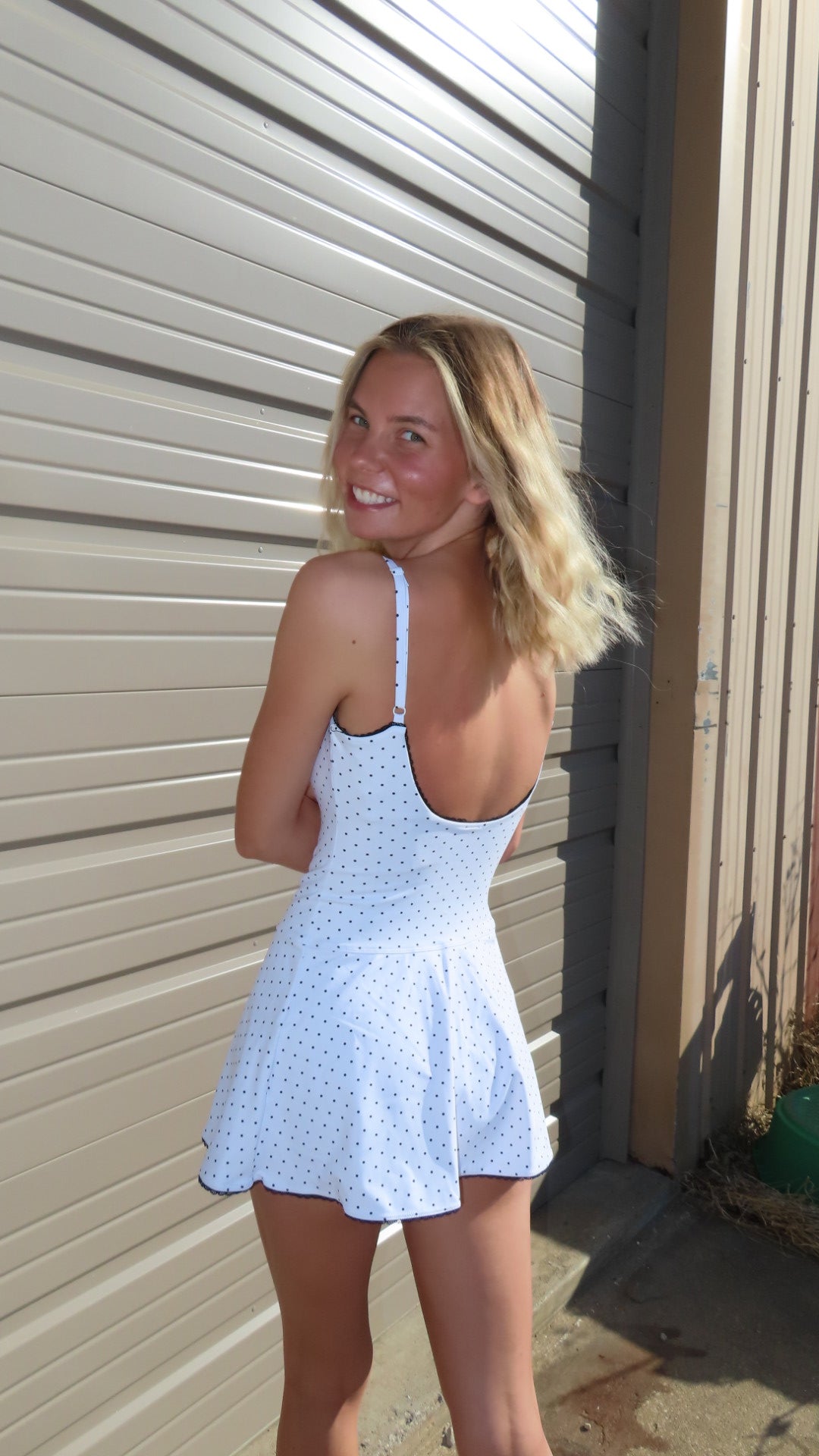 Rally Ready Polka Dot Dress