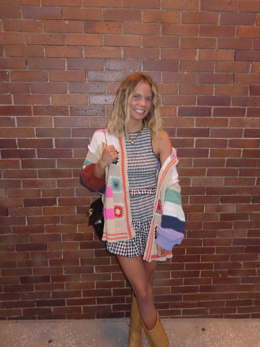Checker Fit-in Top & Mini
Skort Set