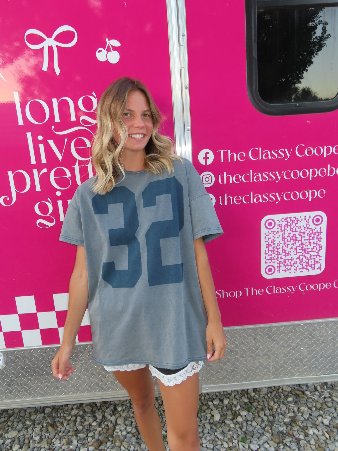 Team Classy Coope Graphic Tee-Navy