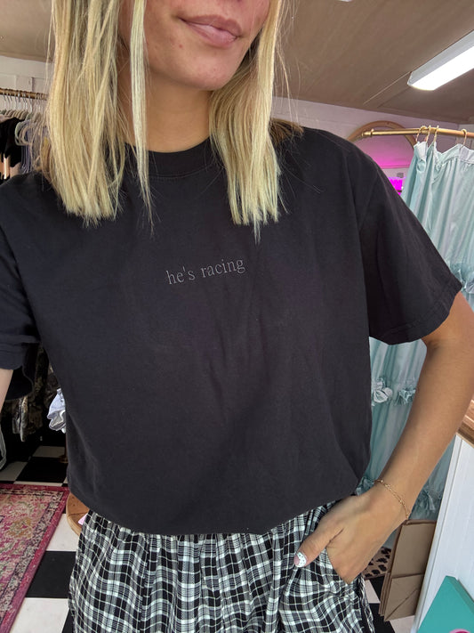 He’s Racing T-shirt