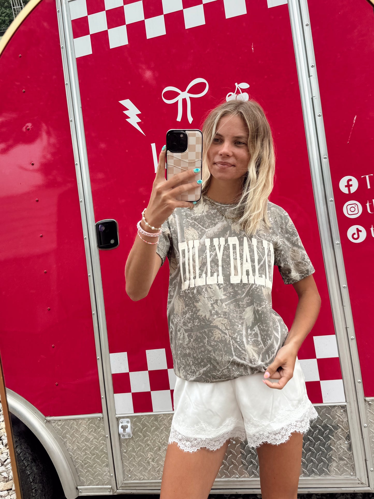 Dilly Dally Camo Tee