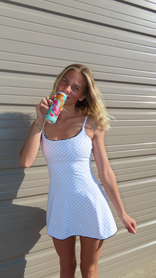 Rally Ready Polka Dot Dress