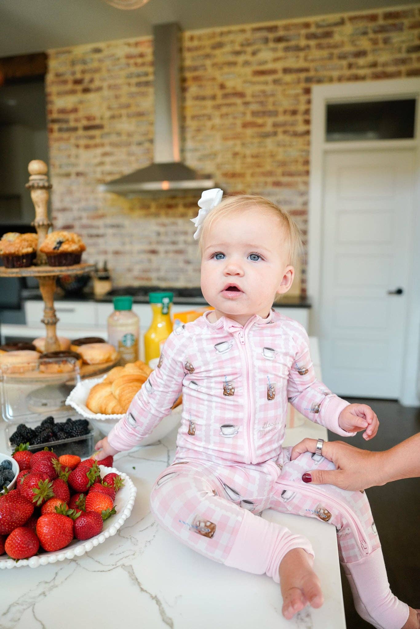 Pink Coffee - Baby Bamboo Sleeper