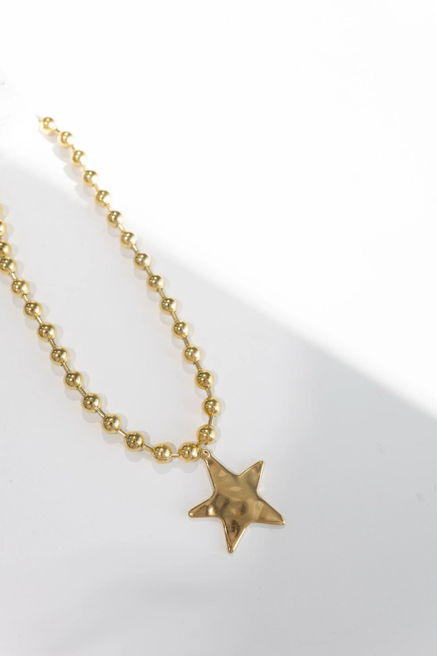 Barb & Star Necklace || Gold