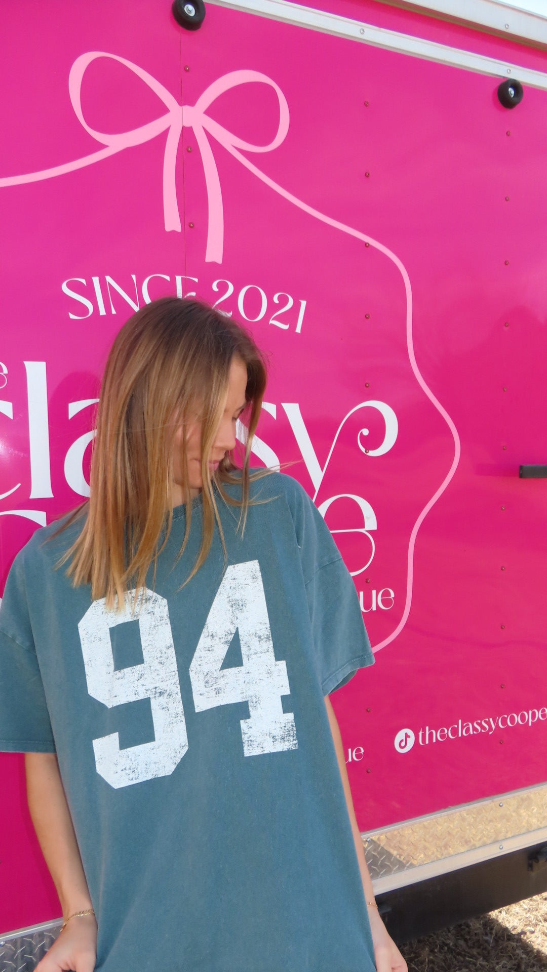 94 Oversized Mineral Washed Graphic T-shirt