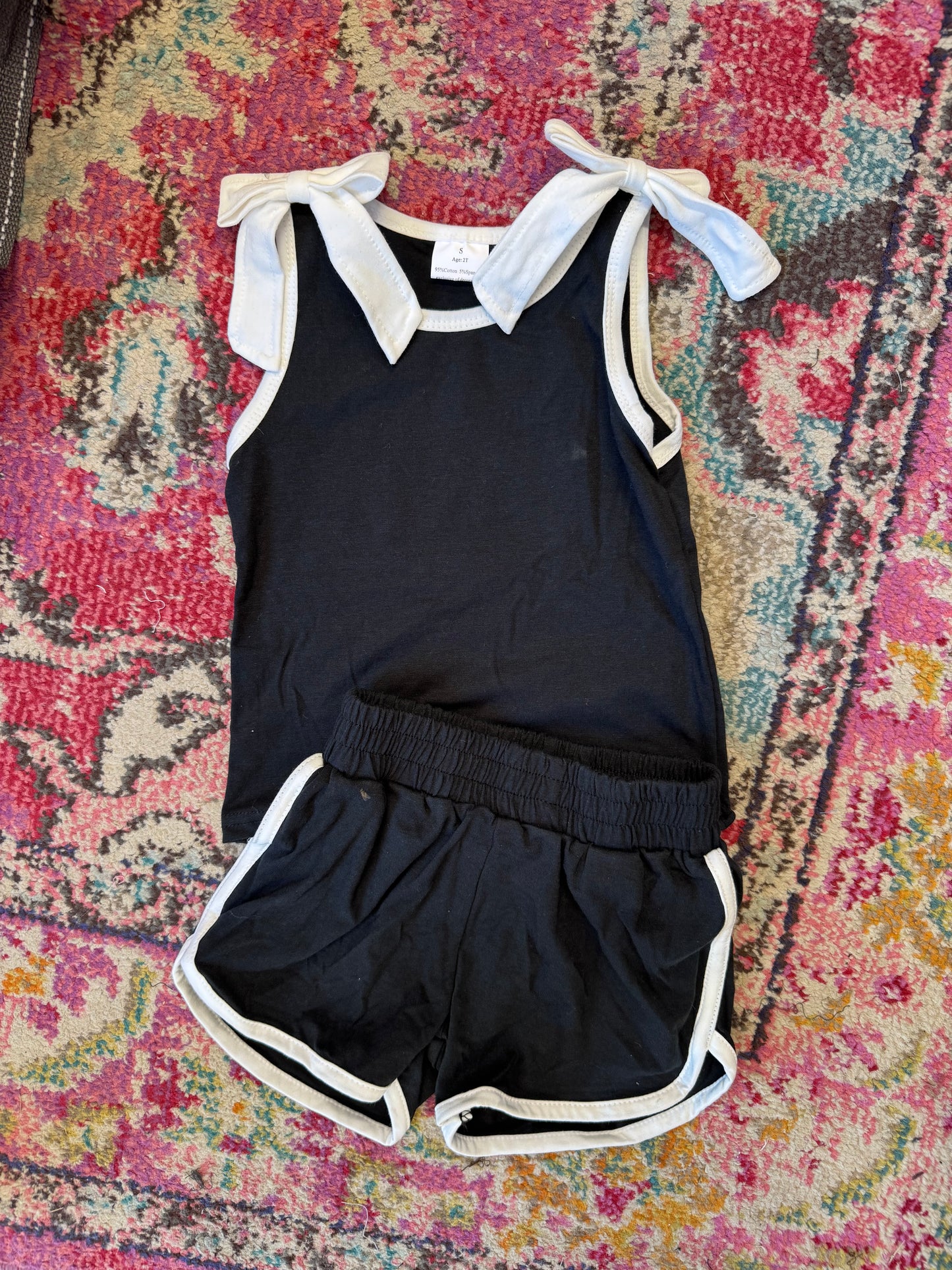 Bow Tank with Matching Short Set