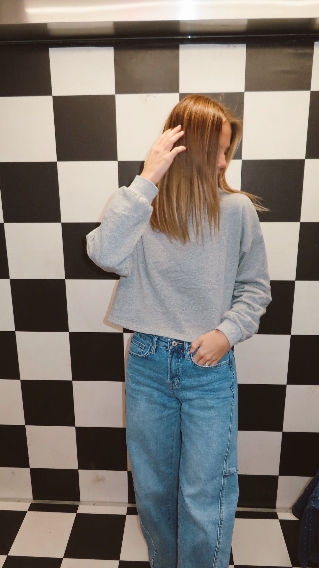 REVERSIBLE Relaxed Crop Knit Top