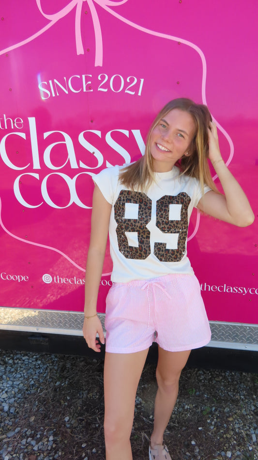 Pink Stripe Boxer Shorts