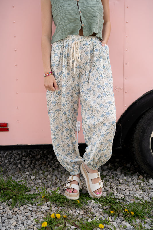 Keep it Fun Floral Joggers