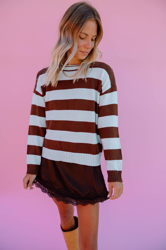 Blue & Brown Classic Sweater