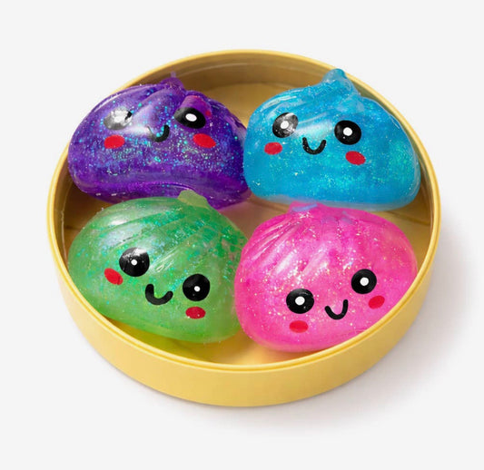 (4)Mini Squishy Dumpling Set