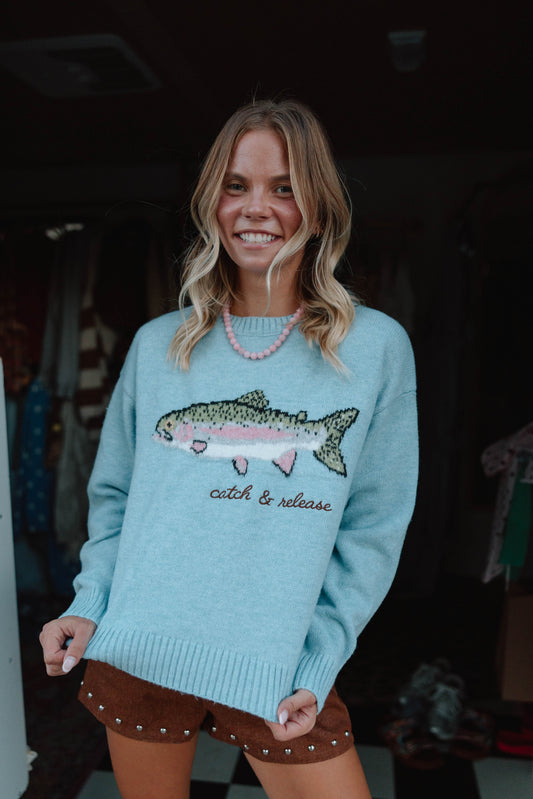 Catch Ya Later Fish Sweater