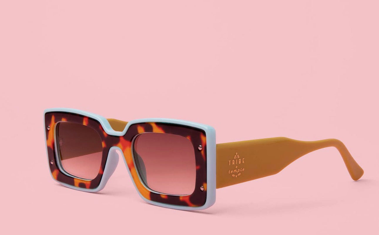 Deco Sunglasses Green + Blue