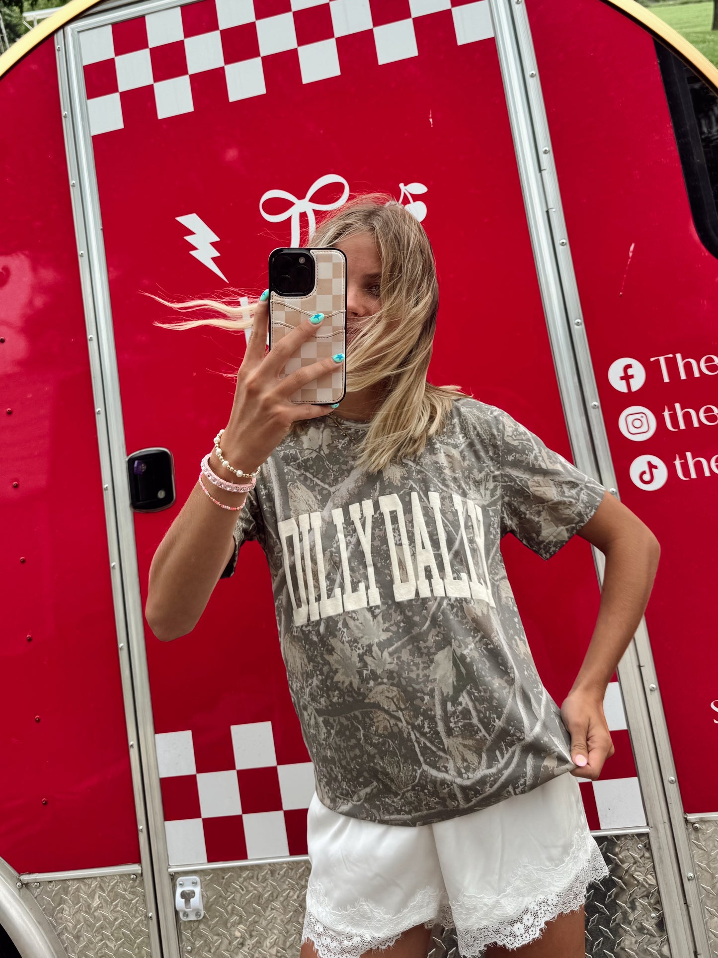Dilly Dally Camo Tee