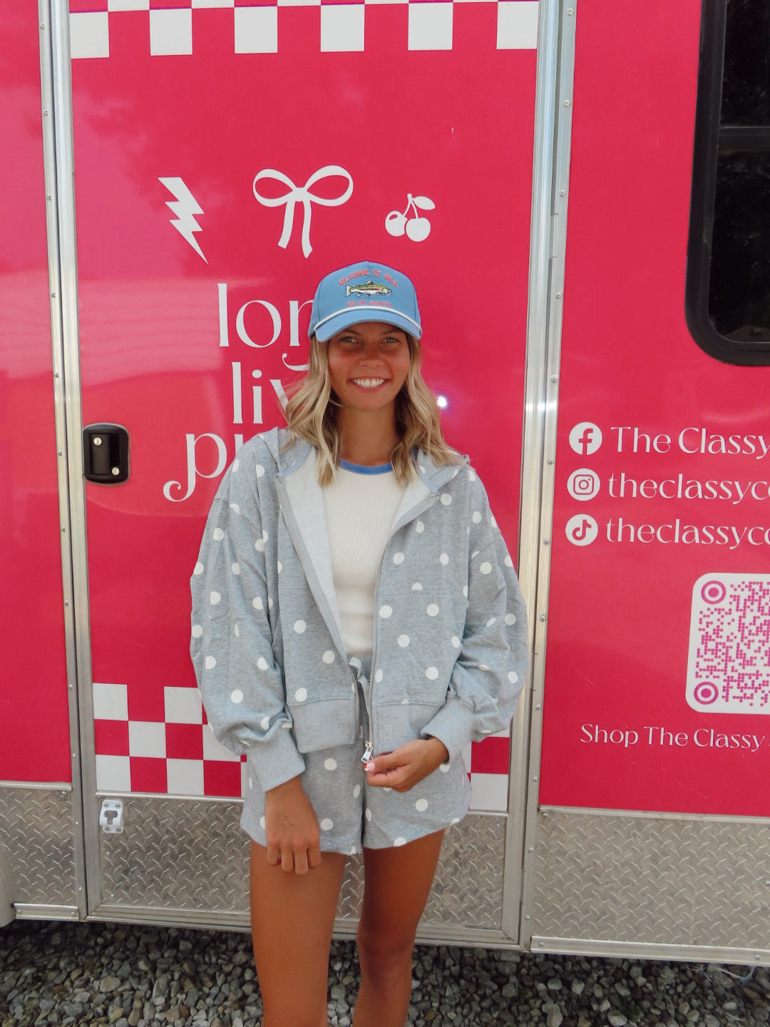Grey Polka Dot Party Jacket