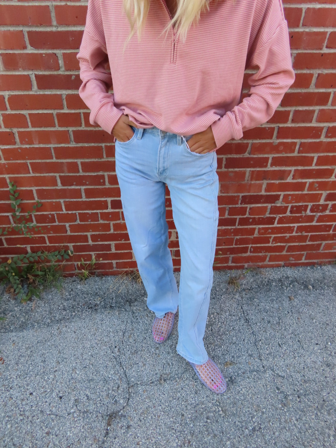 Super High Rise Long Barrel Jeans