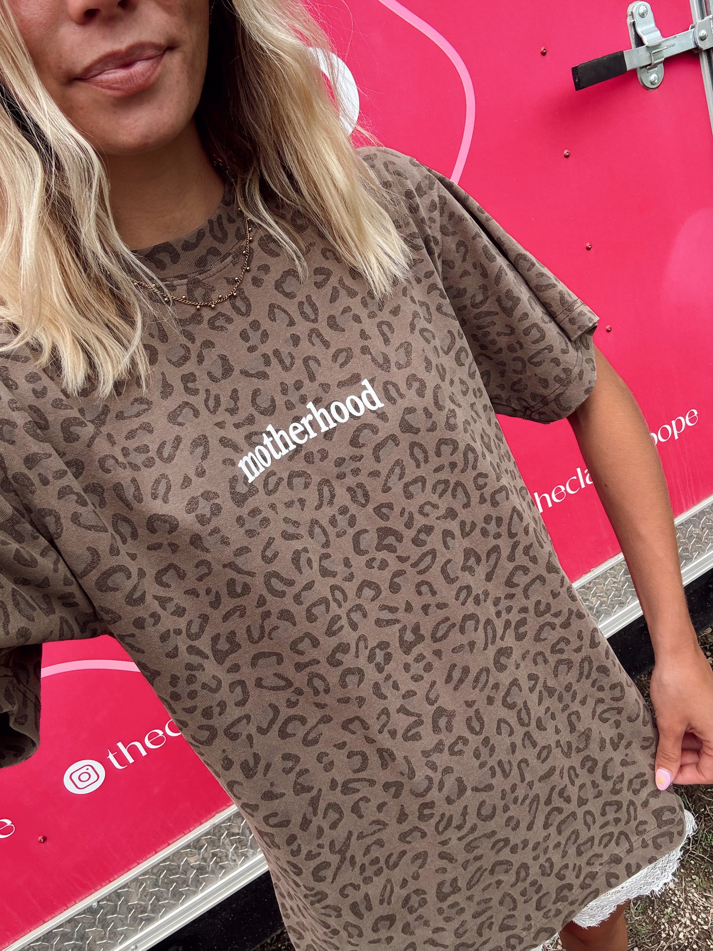 Motherhood Leopard Tee