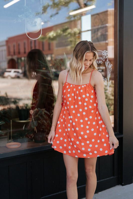 Lulu Mini Polka Dot Dress